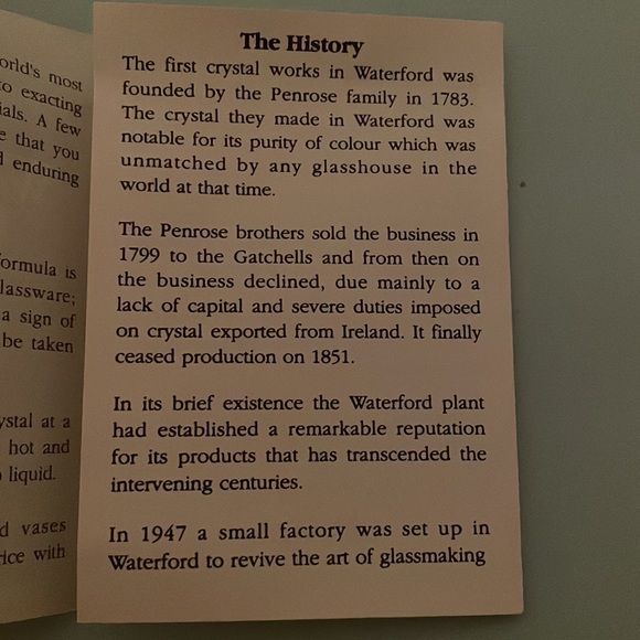 1982 Waterford Crystal PARTRIDGE in A PEAR TREE 12 Days Christmas. - Picture 11 of 15